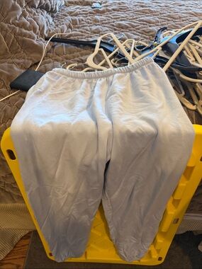 aerie Light Blue Kids Sweatpants Elastic Waist Joggers